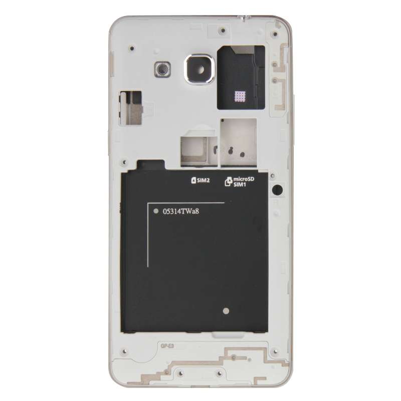 For Galaxy Grand Prime / G530 Full Housing Cover (Front Housing LCD Frame Bezel Plate + Middle Frame