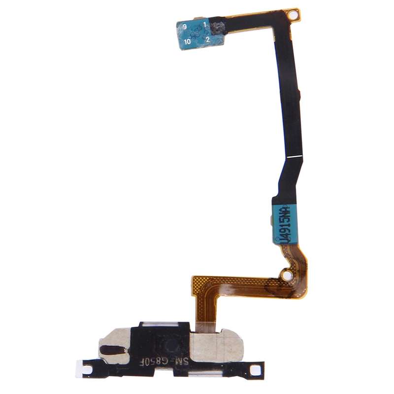 For Galaxy Alpha / G850F Home Button with Flex Cable(Black)
