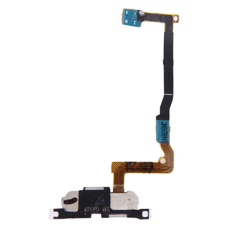 For Galaxy Alpha / G850F Home Button with Flex Cable(Black)