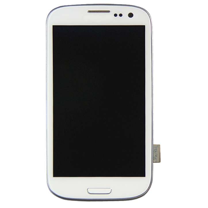 Original LCD Display + Touch Panel with Frame for Galaxy SIII LTE / i9305(Blue)