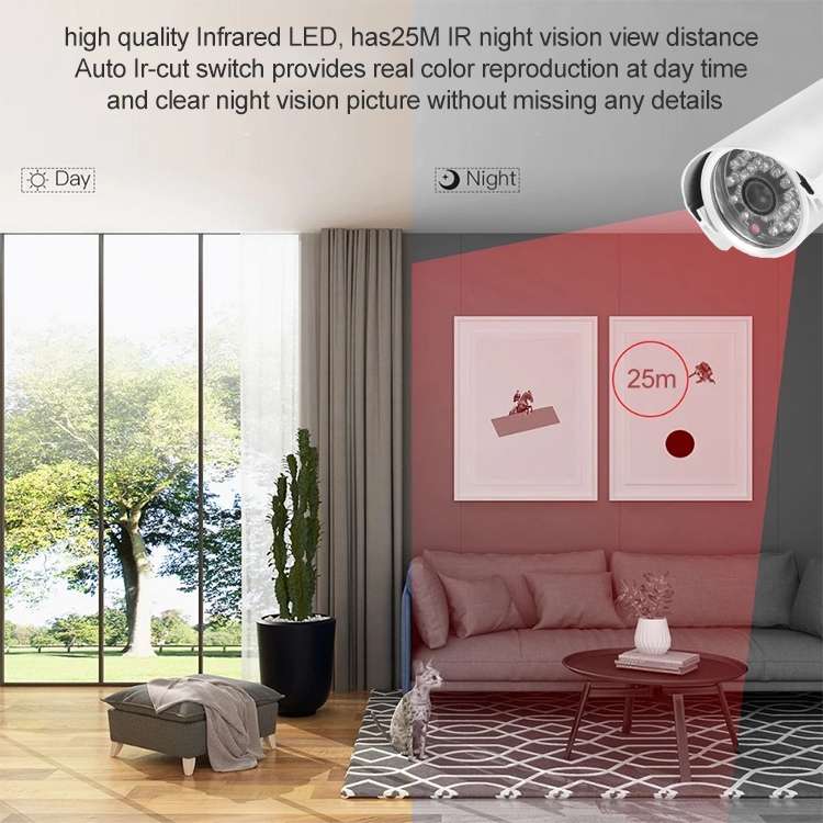 1 / 3 inch Sony 420TVL 6mm Fixed Lens Array LED & Waterproof Color CCD Video Camera without Bracket