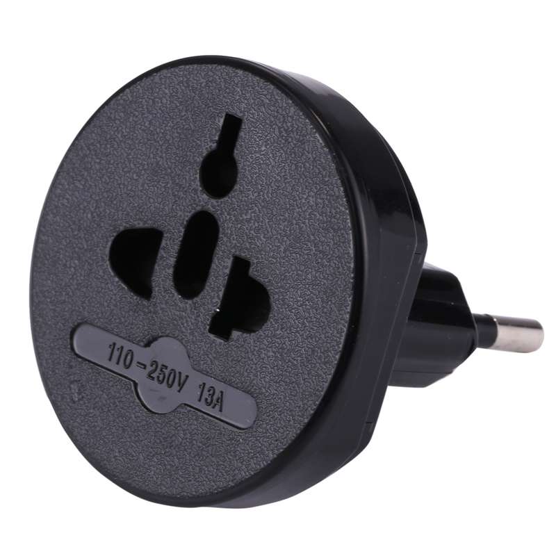 All in 1 EU + AU + UK + US Plug Travel Universal Adaptor(White)