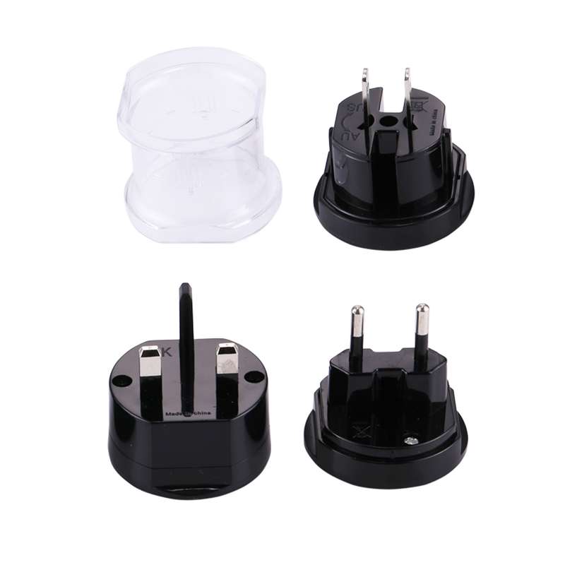 All in 1 EU + AU + UK + US Plug Travel Universal Adaptor(White)