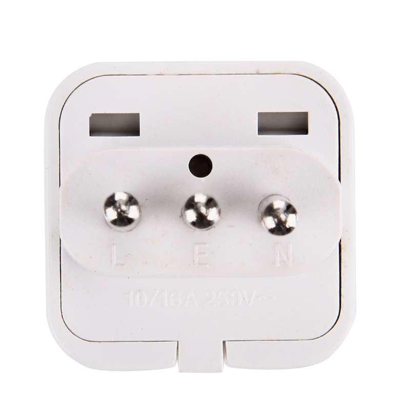 Plug Adapter, Travel Power Adaptor with Italian Plug(White)