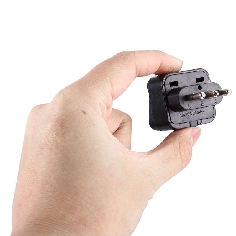 Plug Adapter, Travel Power Adaptor with Italian Plug(Black)