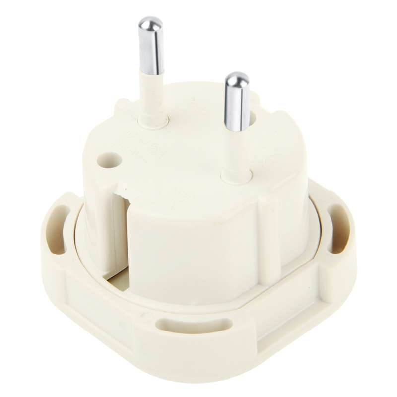 High Quality UK Plug to EU Plug AC Wall Universal Travel Power Socket Plug Adaptor(Black)