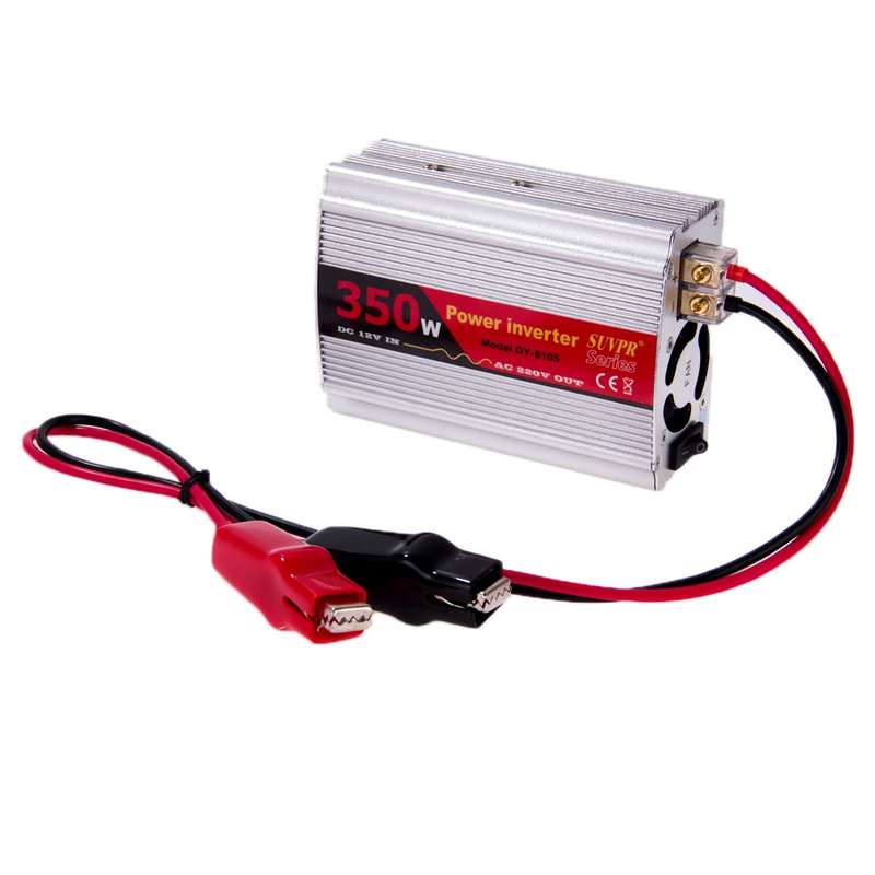 SUVPR DY-8105 350W DC 12V to AC 220V Car Power Inverter with 500mA USB Port & Universal Power Socket