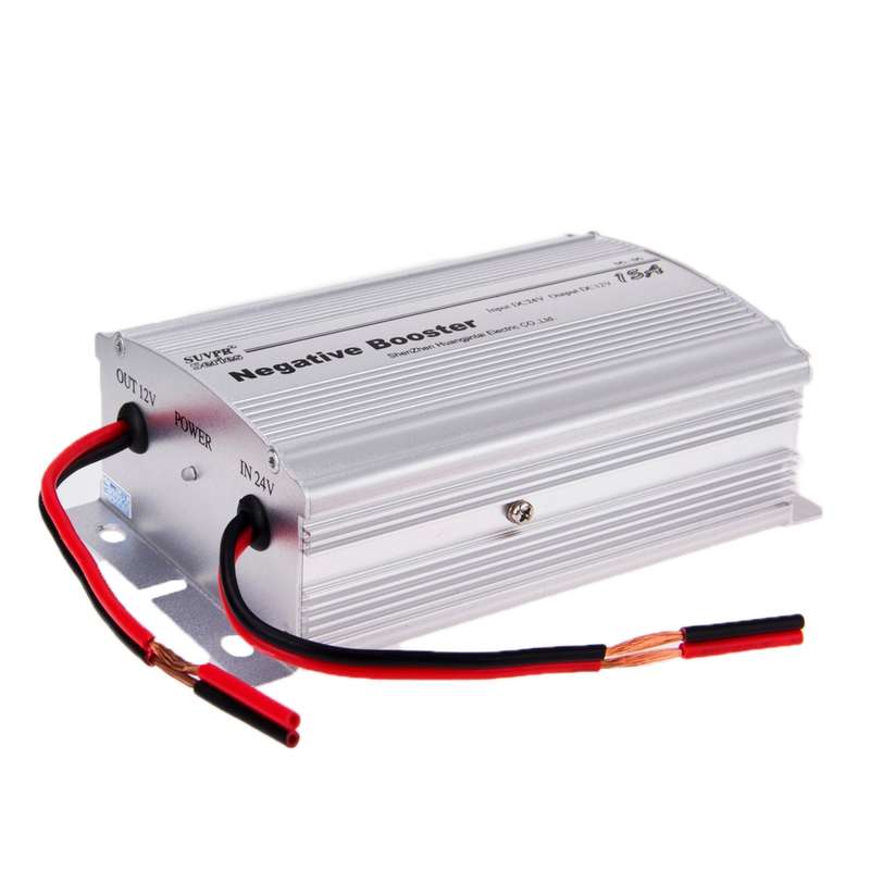 SUVPR RF-15A DC 24V to 12V Car Negative Booster Power Inverter Adapter