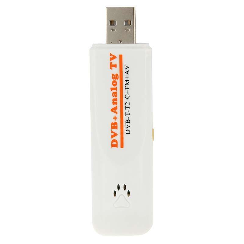 Mini Digital USB 2.0 Dual Module DVB Analog TV Stick, Support FM + AV + DVB-T / T2 / C