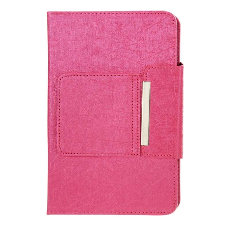 Universal Leather Tablet Case with Separable Bluetooth Keyboard and Holder for 7 inch Tablet PC(Gold