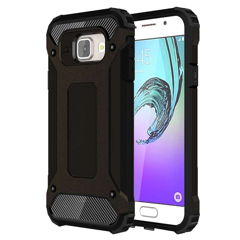 For Galaxy A3 (2016) / A310 Tough Armor TPU + PC Combination Case(Dark Blue)