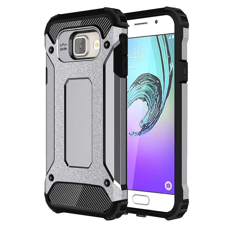 For Galaxy A3 (2016) / A310 Tough Armor TPU + PC Combination Case(Dark Blue)