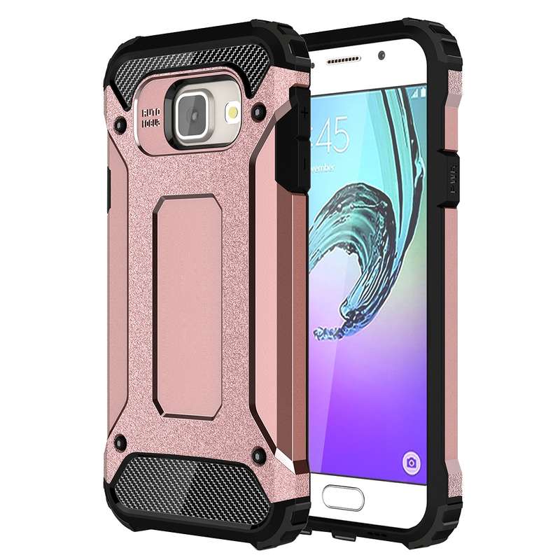 For Galaxy A3 (2016) / A310 Tough Armor TPU + PC Combination Case(Dark Blue)