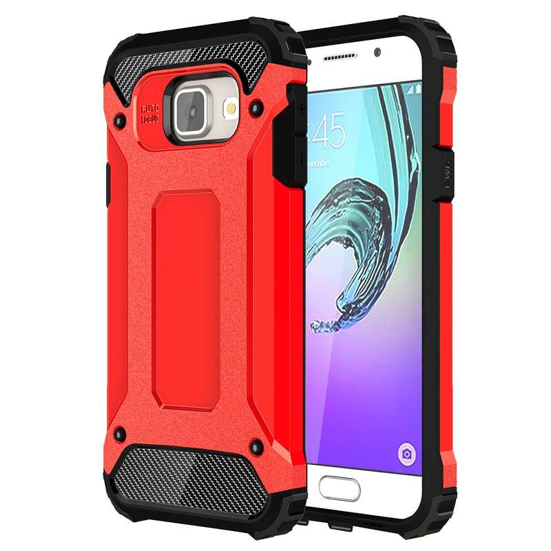 For Galaxy A3 (2016) / A310 Tough Armor TPU + PC Combination Case(Dark Blue)