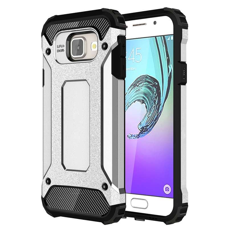 For Galaxy A3 (2016) / A310 Tough Armor TPU + PC Combination Case(Dark Blue)