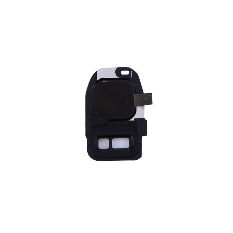 For Galaxy S7 / G930 10pcs Rear Camera Lens Cover + Flashlight Bracker (Black)