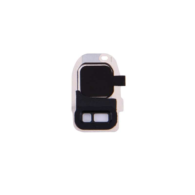 For Galaxy S7 / G930 10pcs Rear Camera Lens Cover + Flashlight Bracker (Black)