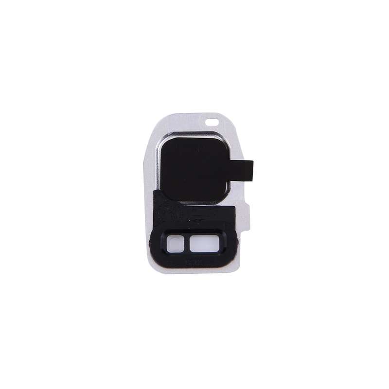 For Galaxy S7 / G930 10pcs Rear Camera Lens Cover + Flashlight Bracker (Black)