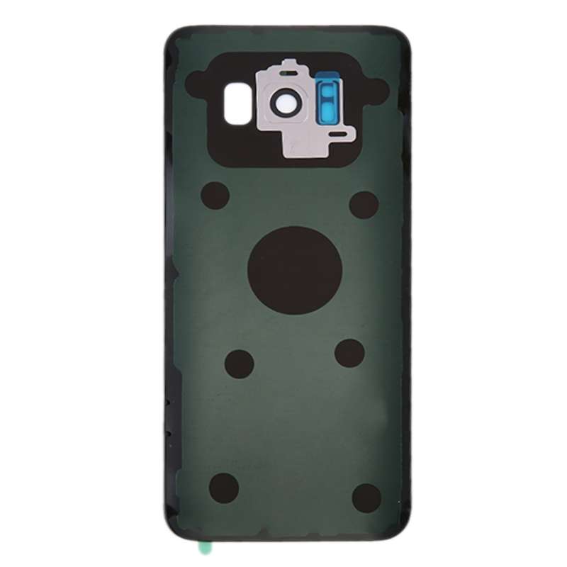 For Galaxy S8 / G950 Battery Back Cover with Camera Lens Cover & Adhesive (Black)
