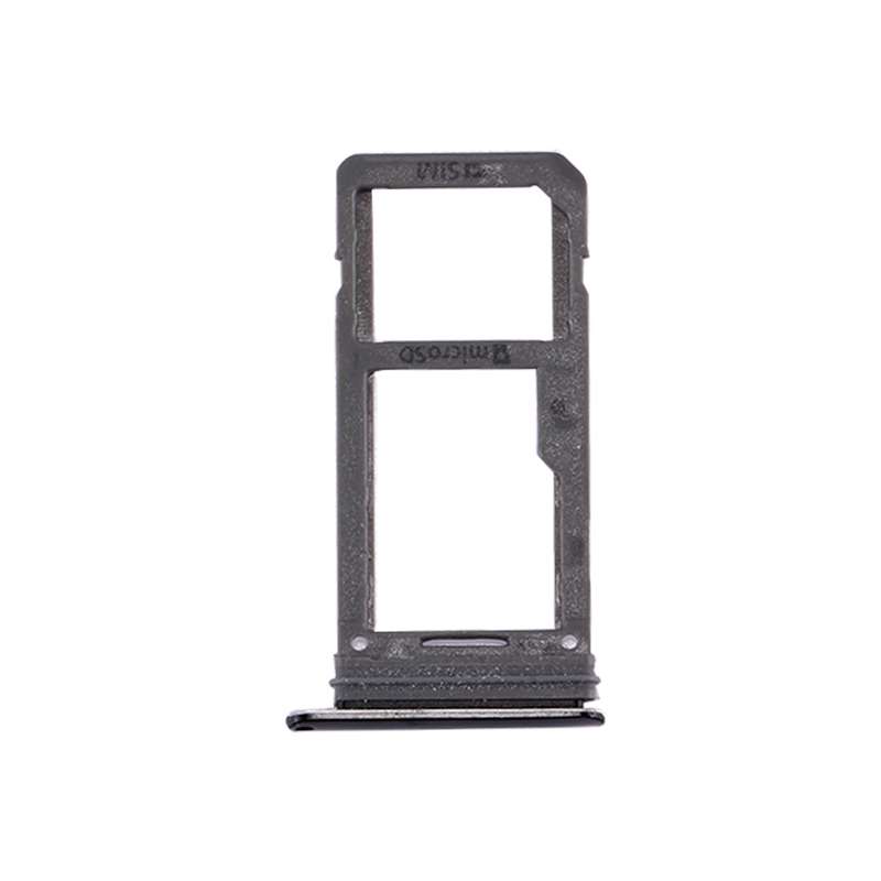 For Galaxy S8 SIM Card Tray + Micro SD Tray (Silver)
