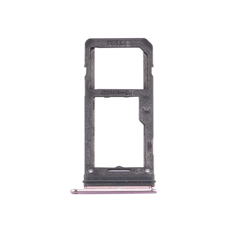 For Galaxy S8 SIM Card Tray + Micro SD Tray (Silver)