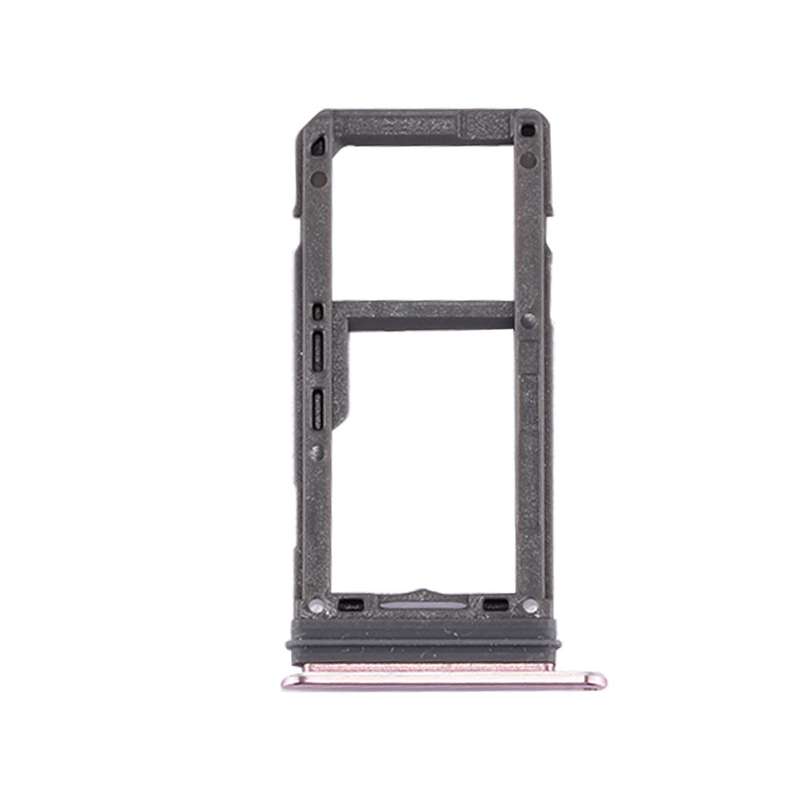 For Galaxy S8 SIM Card Tray + Micro SD Tray (Silver)