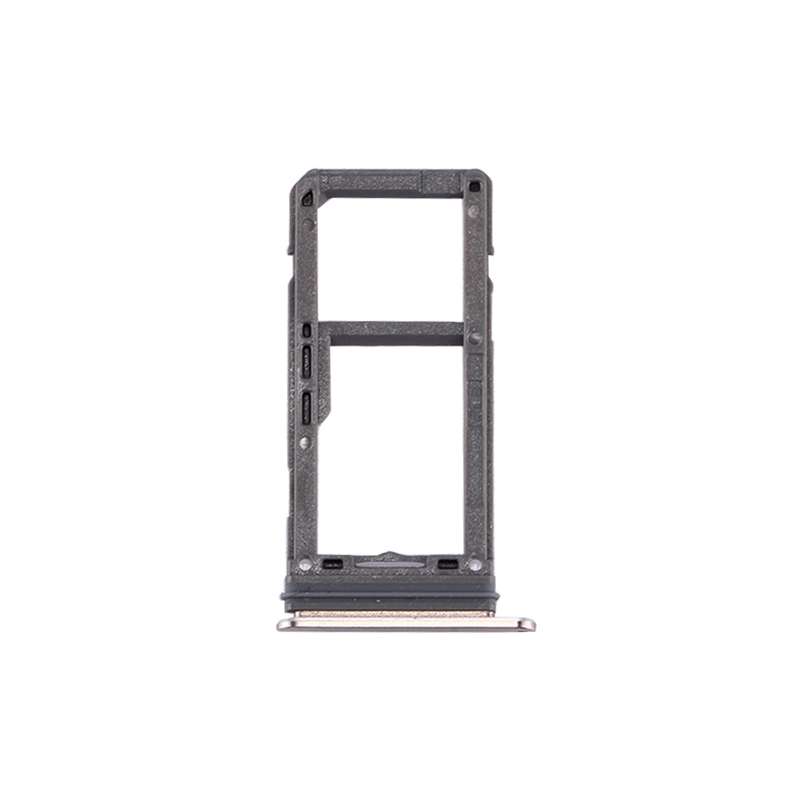 For Galaxy S8 SIM Card Tray + Micro SD Tray (Silver)