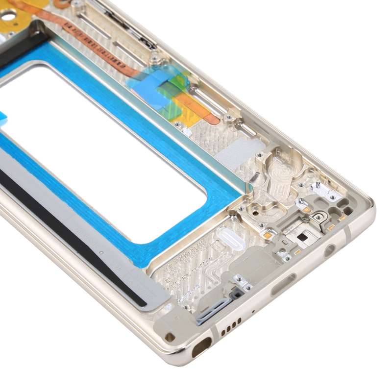 For Galaxy Note 8 / N950 Front Housing LCD Frame Bezel Plate (Black)