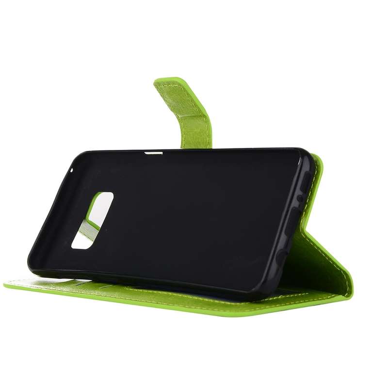 For Galaxy S8 Retro Crazy Horse Texture Horizontal Flip Leather Case with Holder & Card Slots & Wall