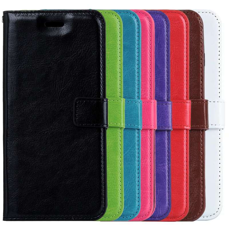 For Galaxy S8 Retro Crazy Horse Texture Horizontal Flip Leather Case with Holder & Card Slots & Wall