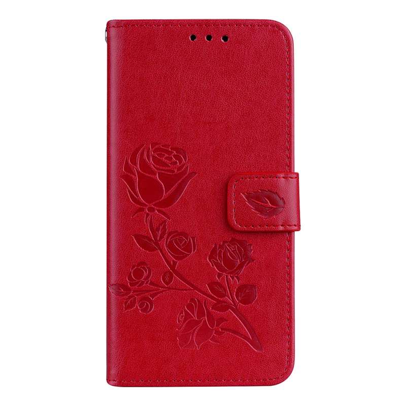For Galaxy S9 Rose Embossed Horizontal Flip Environmental PU Leather Case with Holder & Card Slots &