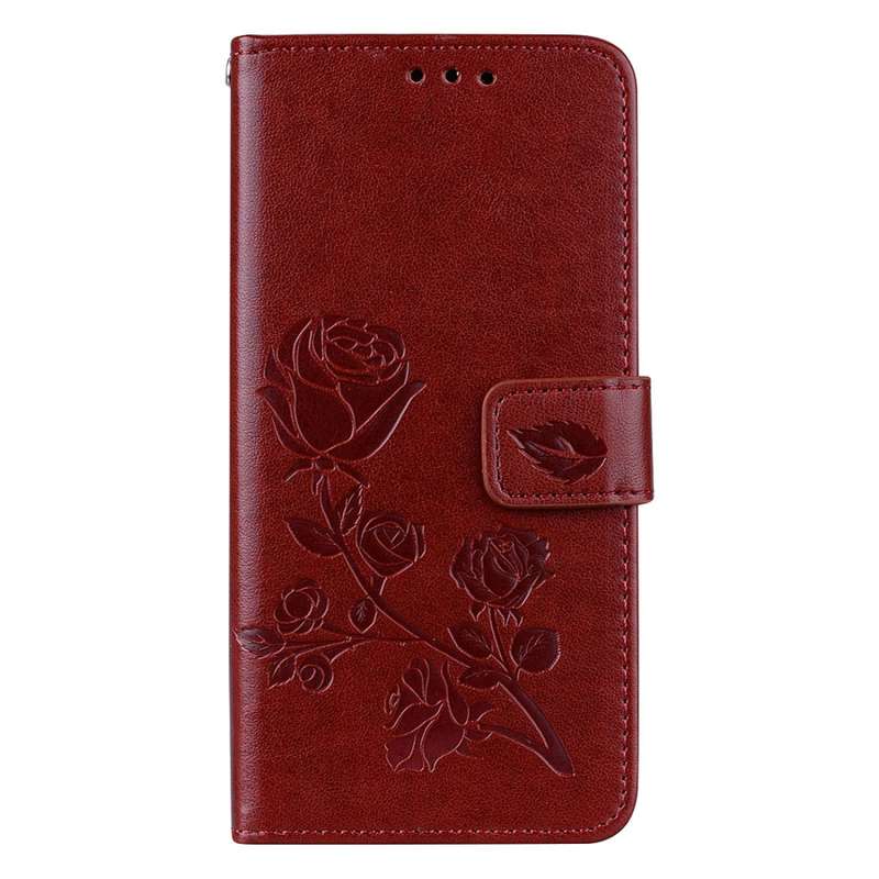 For Galaxy S9 Rose Embossed Horizontal Flip Environmental PU Leather Case with Holder & Card Slots &