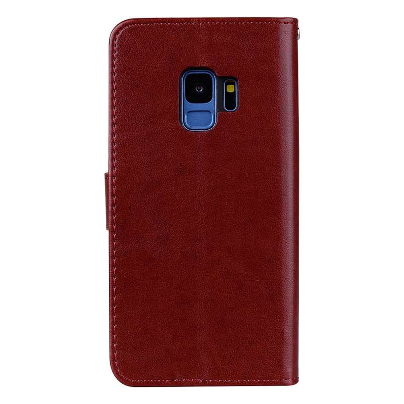 For Galaxy S9 Rose Embossed Horizontal Flip Environmental PU Leather Case with Holder & Card Slots &