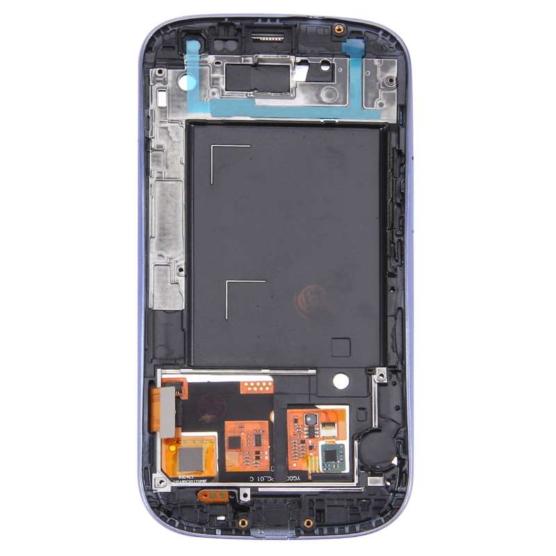 LCD Display (4.65 inch TFT) + Touch Panel with Frame for Galaxy SIII / i9300 (Pebble Blue)