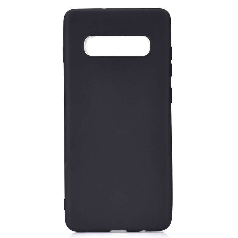 Candy Color TPU Case for Samsung Galaxy S10+ (Black)