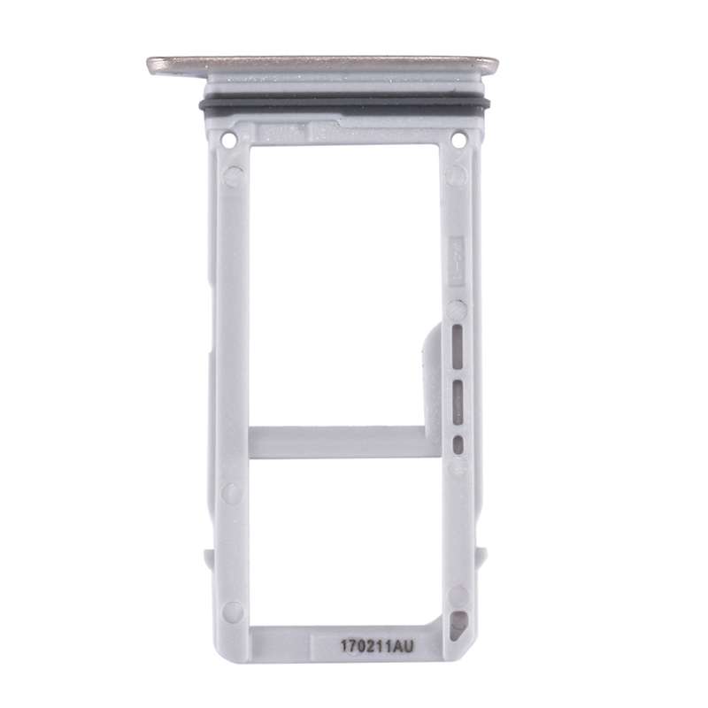 For Galaxy A3 (2017) / A320 SIM Card Tray + Micro SD Card Tray (Gold)
