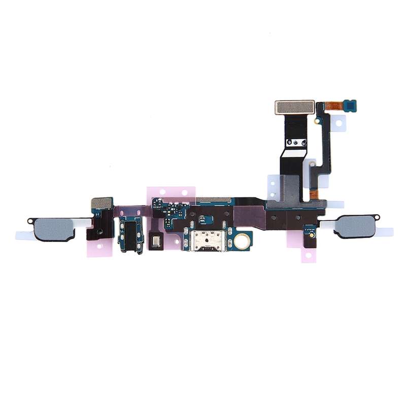 For Galaxy C5 Pro / C5010 Charging Port + Home Button + Earphone Jack Flex Cable