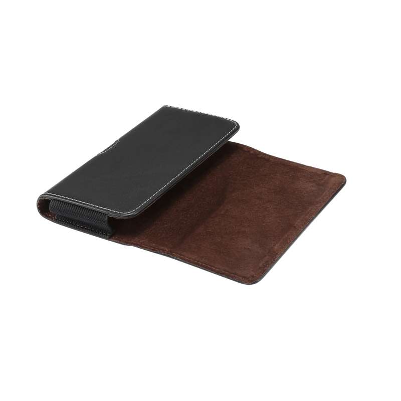 Men Lambskin Texture Multi-functional Universal Mobile Phone Waist Pack Leather Case for 6.3 Inch or