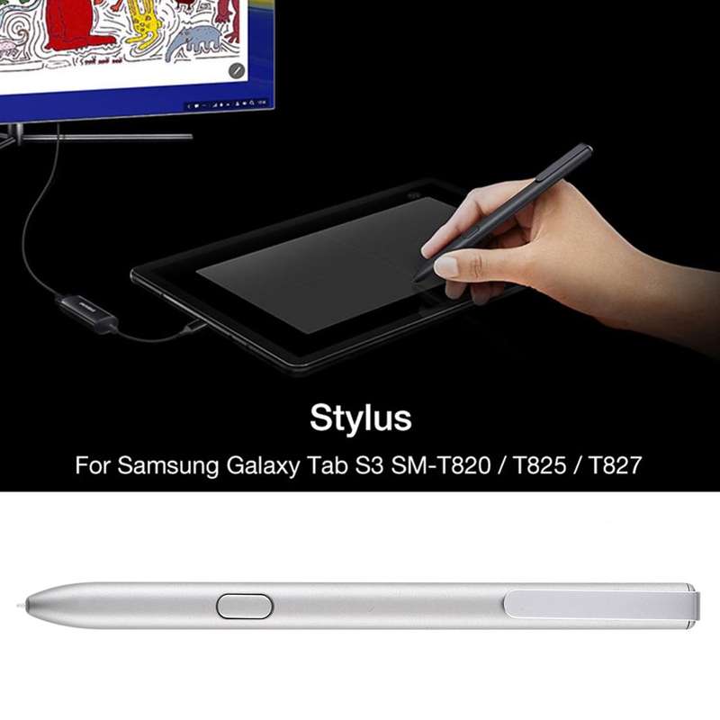 High Sensitive Touch Screen Stylus Pen for Galaxy Tab S3 9.7inch T825(Black)