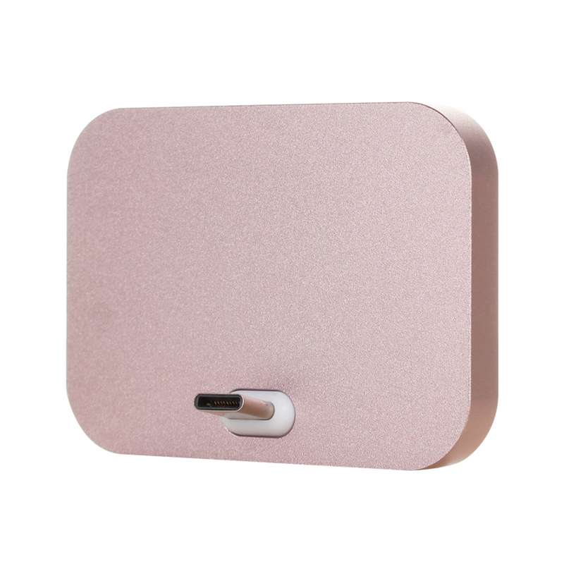 USB-C / Type-C Aluminum Alloy Desktop Station Dock Charger(Grey)