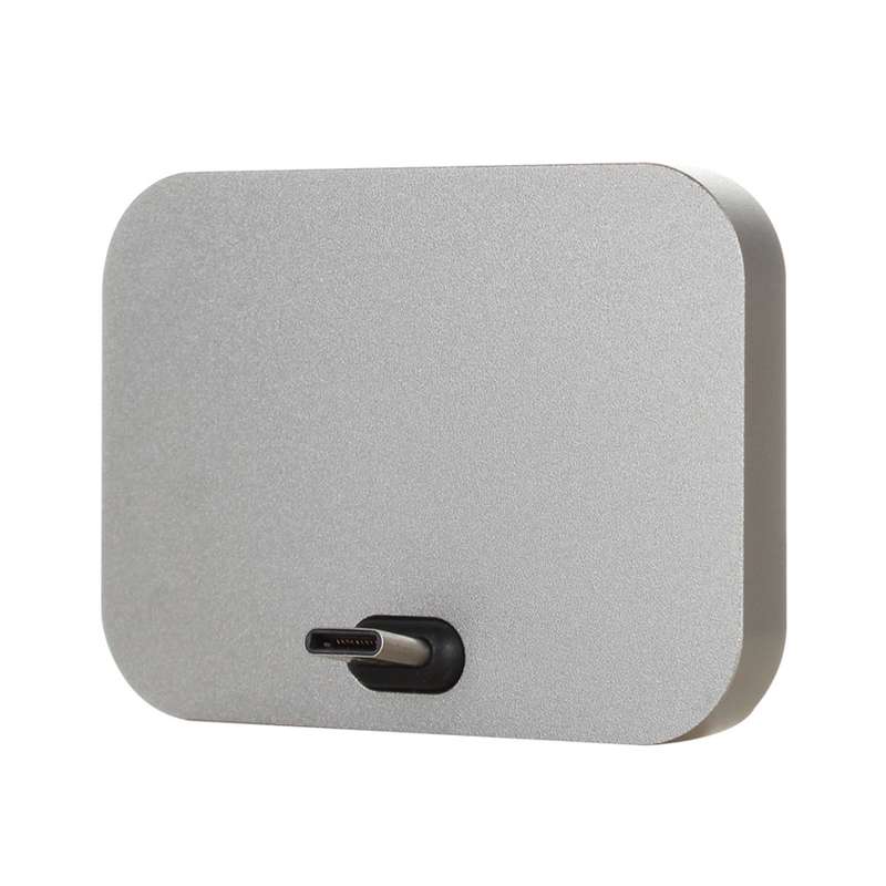 USB-C / Type-C Aluminum Alloy Desktop Station Dock Charger(Grey)