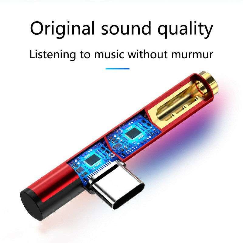 Type-C Male to 3.5mm Female L-type Stereo Audio Headphone Jack Adapter(Black)