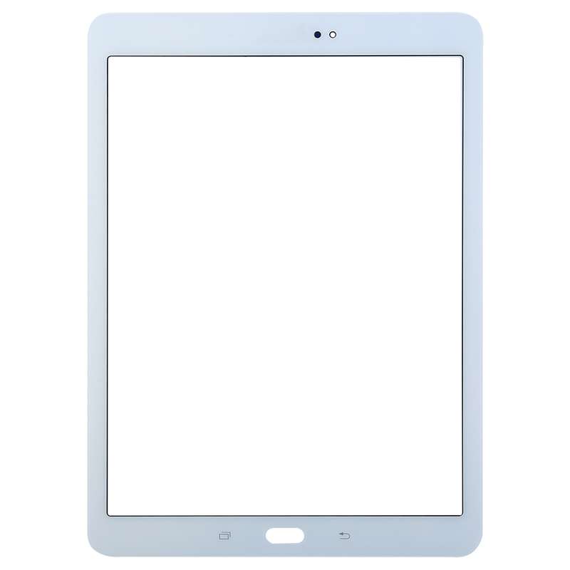 For Galaxy Tab S2 9.7 / T810 / T813 / T815 / T820 / T825 Front Screen Outer Glass Lens (White)