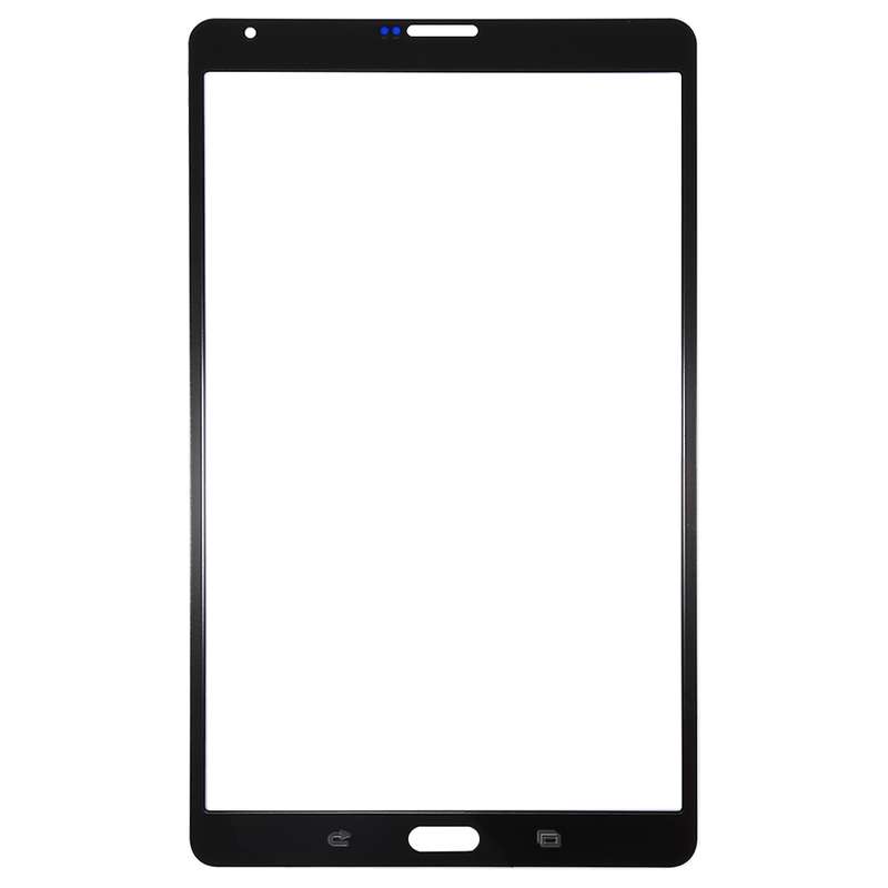For Galaxy Tab S 8.4 LTE / T705 Front Screen Outer Glass Lens (Black)
