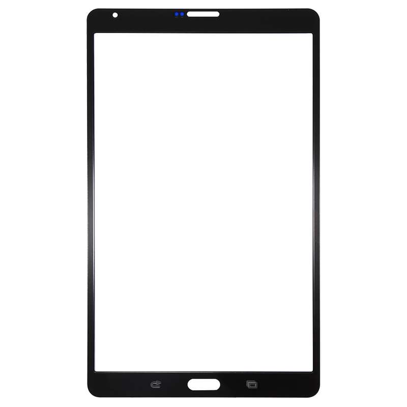 For Galaxy Tab S 8.4 LTE / T705 Front Screen Outer Glass Lens (Black)