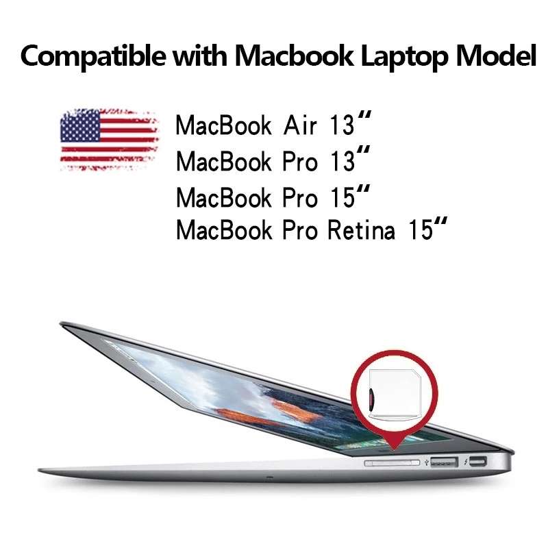Micro SD / TF Card to SD Adapter for MacBook Air / Pro, Support up to 512GB (White)