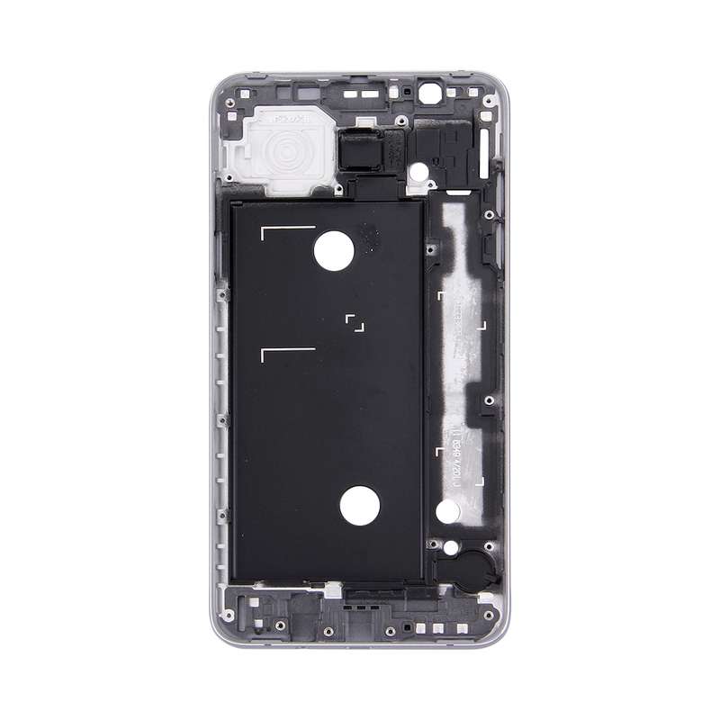 For Galaxy J7 (2016) / J710 Front Housing LCD Frame Bezel Plate (Grey)