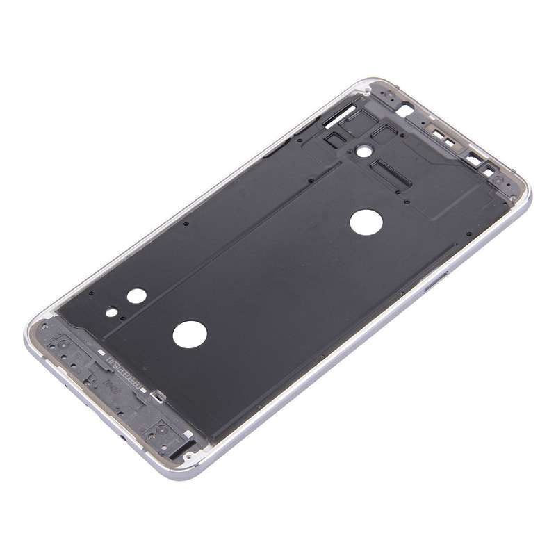 For Galaxy J7 (2016) / J710 Front Housing LCD Frame Bezel Plate (Grey)
