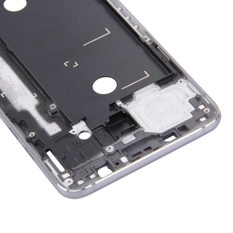 For Galaxy J7 (2016) / J710 Front Housing LCD Frame Bezel Plate (Grey)