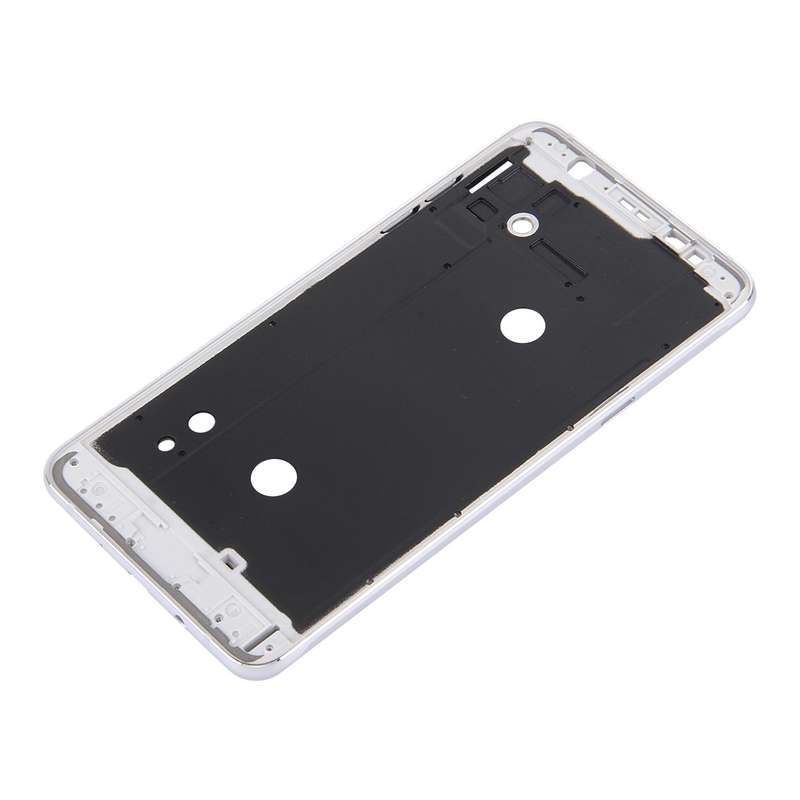 For Galaxy J7 (2016) / J710 Front Housing LCD Frame Bezel Plate (Grey)